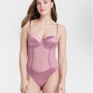 Auden Mauve Underwire Bodysuit